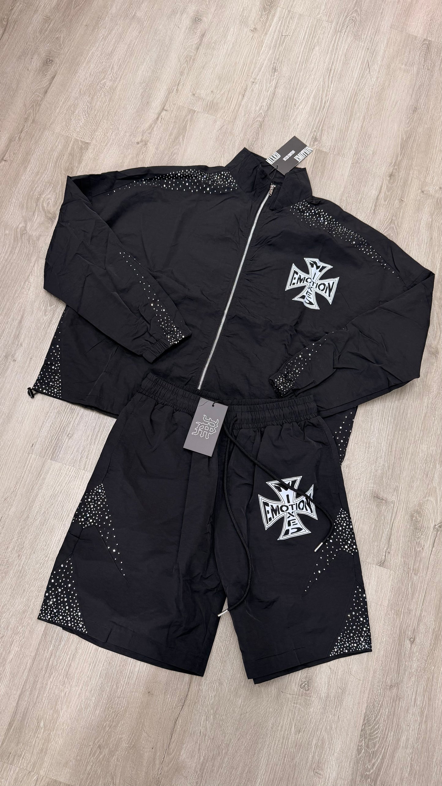 mixed emotions windbreaker set