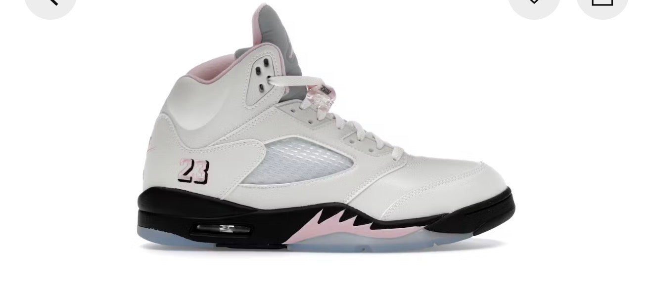 Jordan 5 soft pink size 10.5